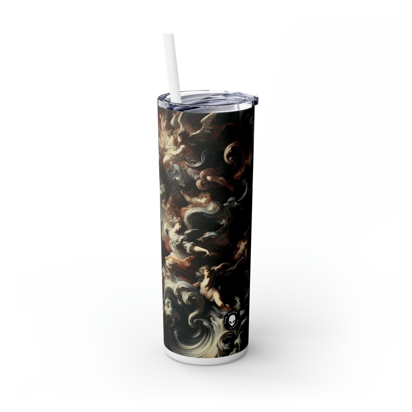 "Majestic Ballroom: A Barroco Affair" - Vaso delgado con pajita de Alien Maars® de 20 oz Barroco