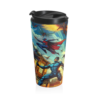 "Marvelous Mission: Save the World!" - The Alien Stainless Steel Travel Mug