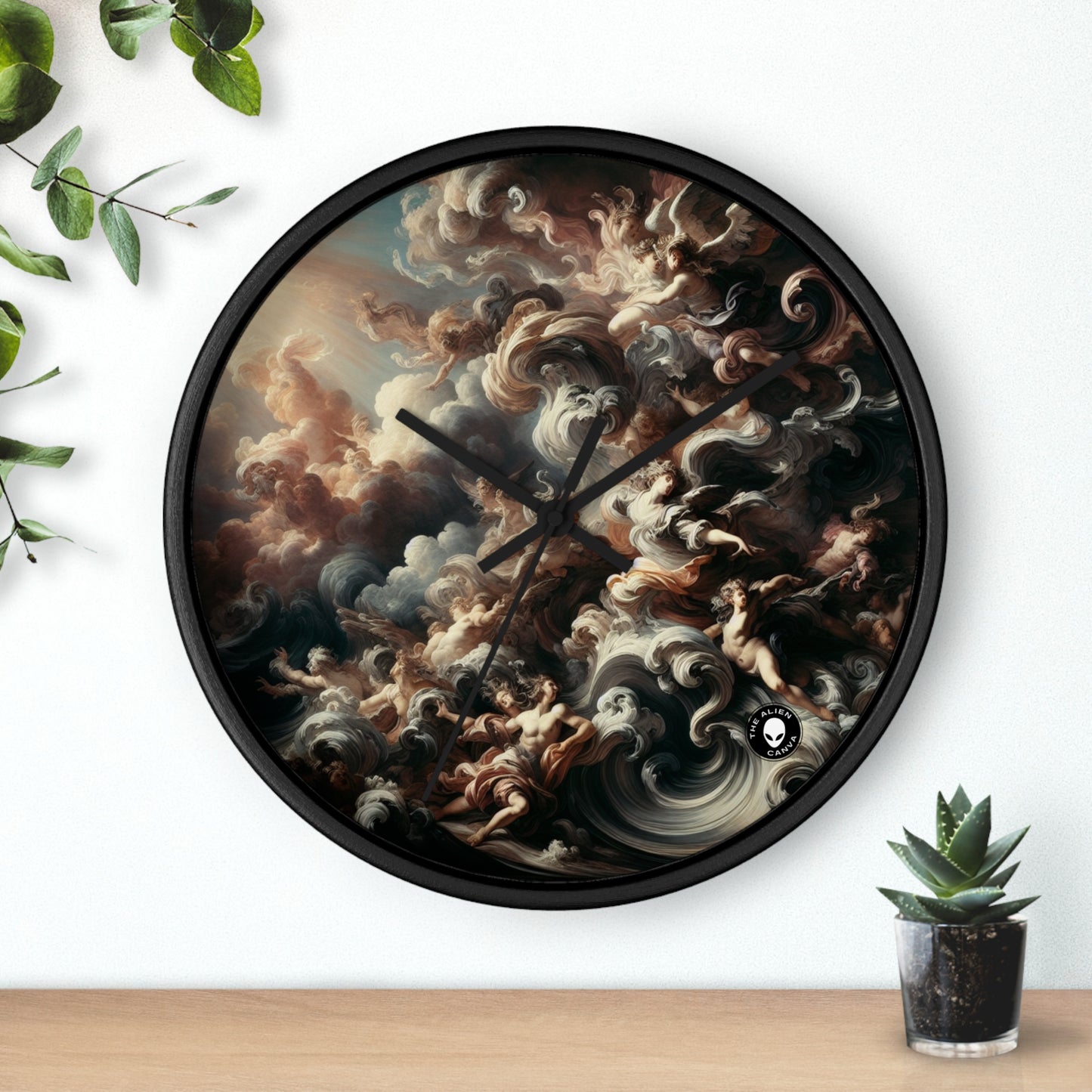 "Majestic Ballroom: A Baroque Affair" - The Alien Wall Clock Baroque