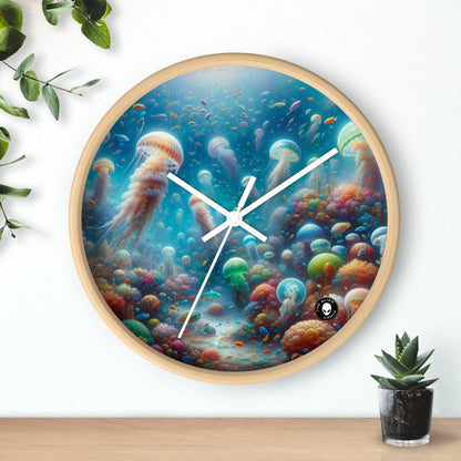 "Jellyfish Dreamland" - The Alien Wall Clock