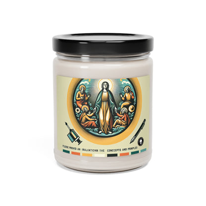 "Intertwined Essence: An Abstract Celebration of Chaos and Harmony" - The Alien Scented Soy Candle 9oz Remodernism