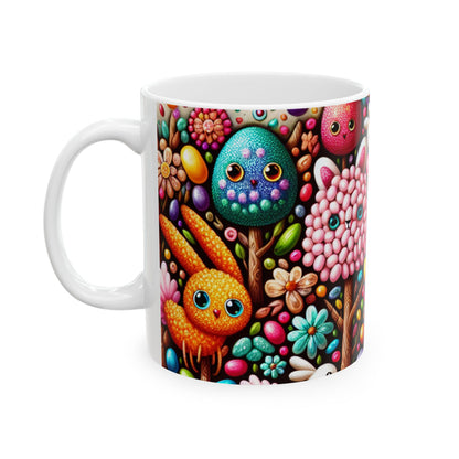 "Jellybean Forest Fantasy" - The Alien Ceramic Mug 11oz