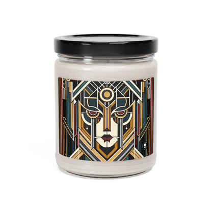 "Glamour &amp; Decadence: A 1920s Art Déco Cocktail Soiree" - La bougie de soja parfumée Alien 9oz Art Déco