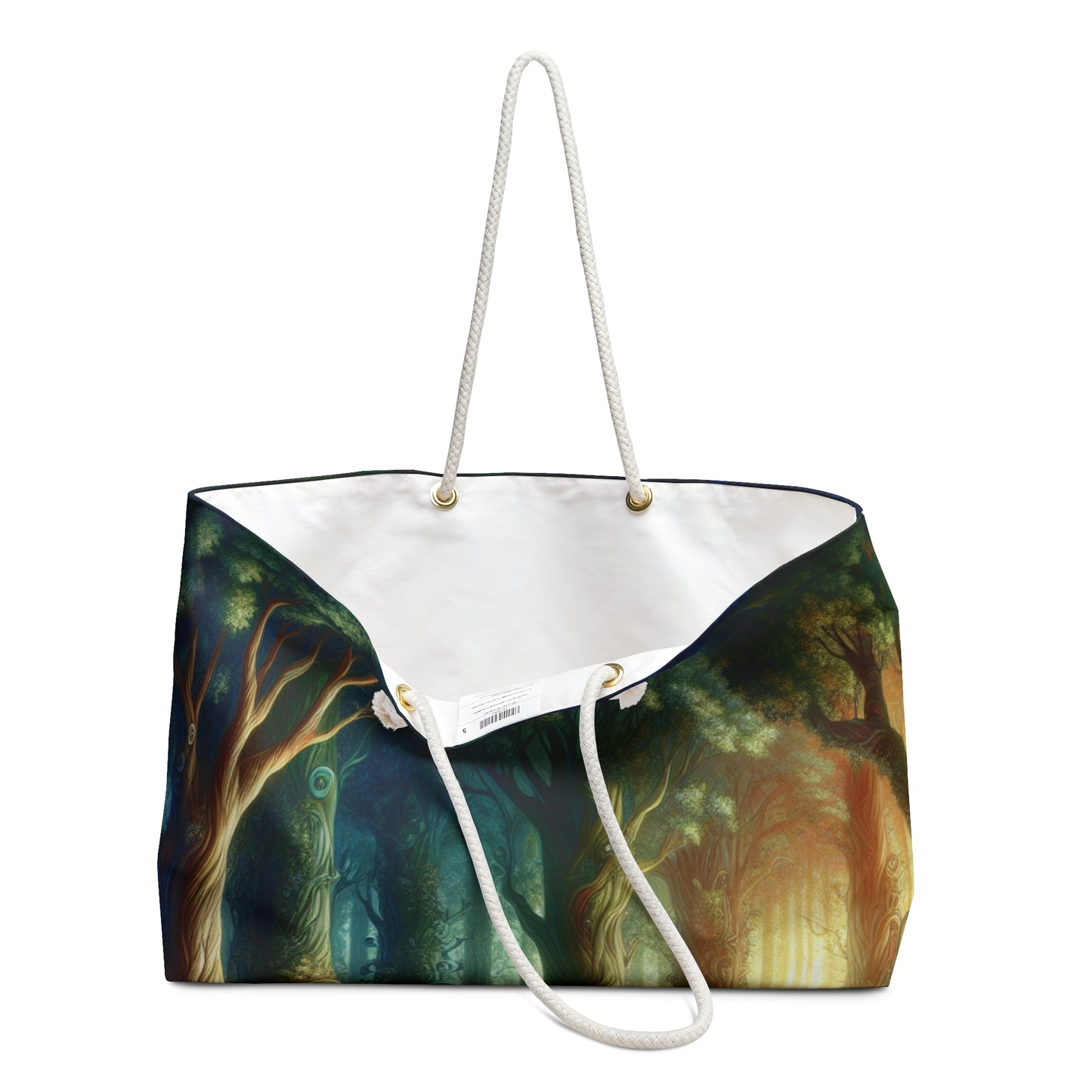 Bosque encantado: flores resplandecientes y seres místicos - The Alien Weekender Bag