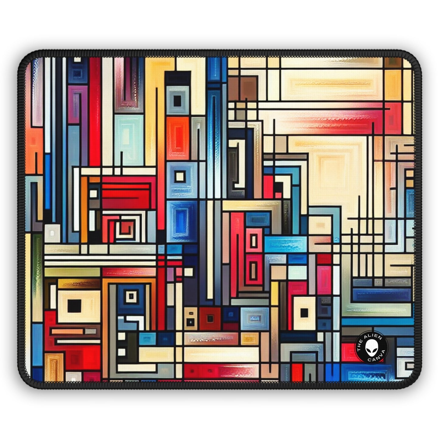 "Urban Symmetry: A Precisionist Perspective" - The Alien Gaming Mouse Pad Precisionism