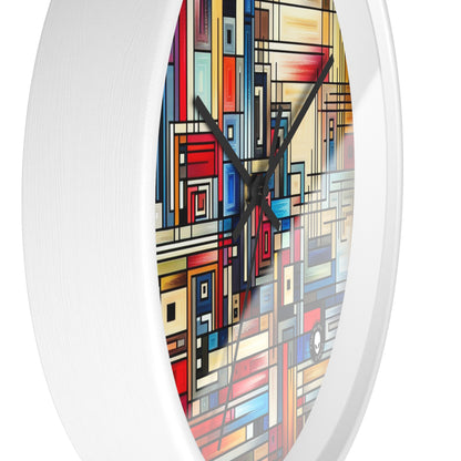 "Urban Symmetry: A Precisionist Perspective" - The Alien Wall Clock Precisionism