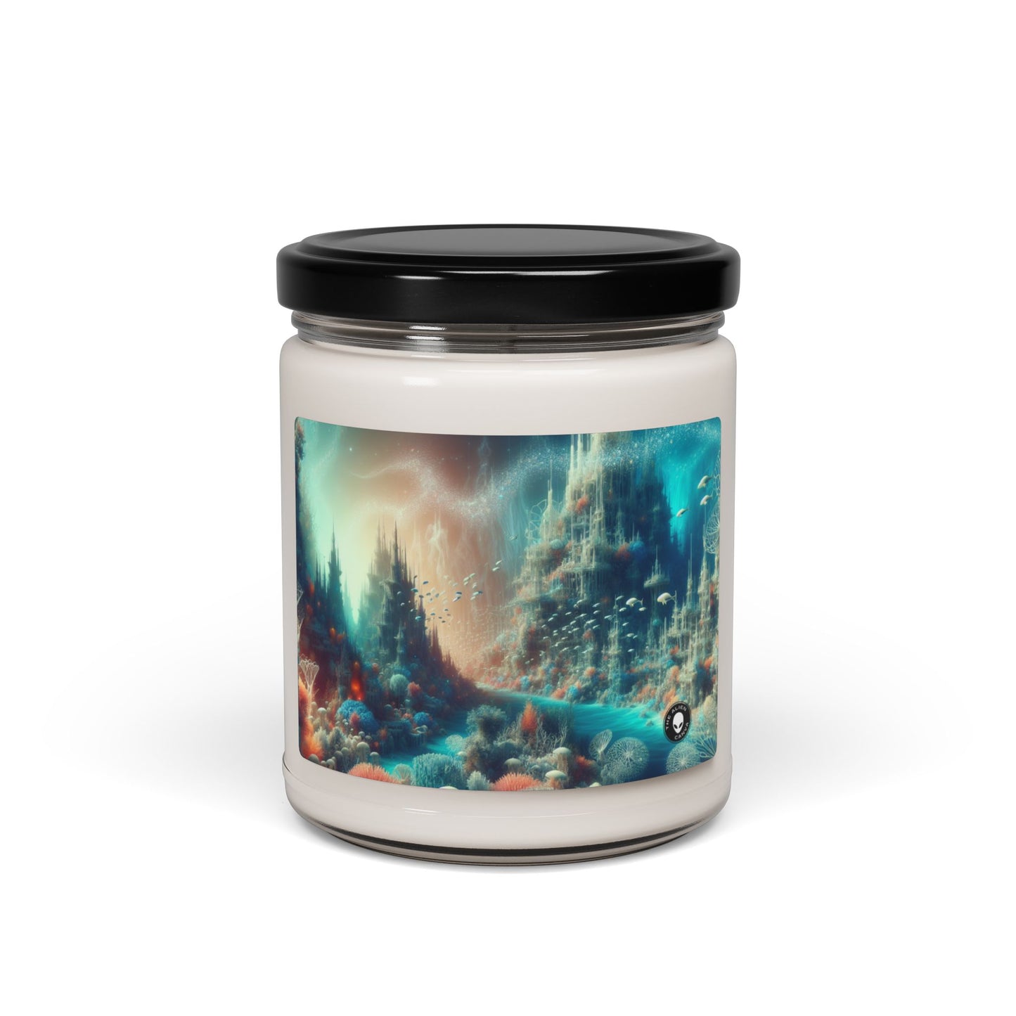 « Deep Sea Dreamscape » – Bougie parfumée au soja Alien 9oz