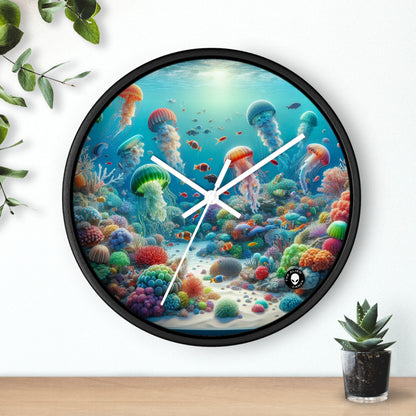 "Jellyfish Fantasy" - L'horloge murale extraterrestre