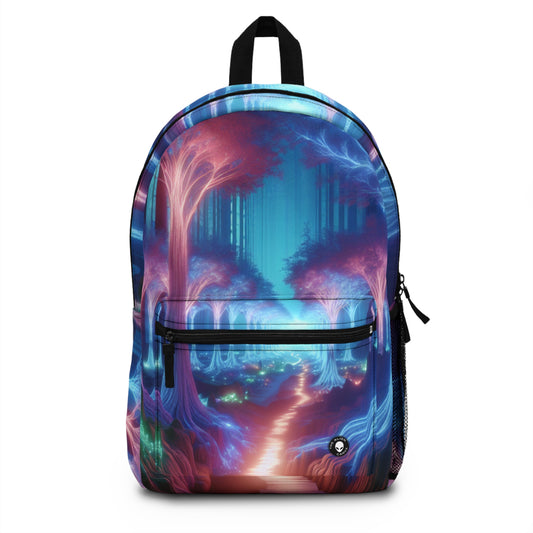 "Glowing Enchanted Forest: A Journey into the Unknown" - The Alien Backpack