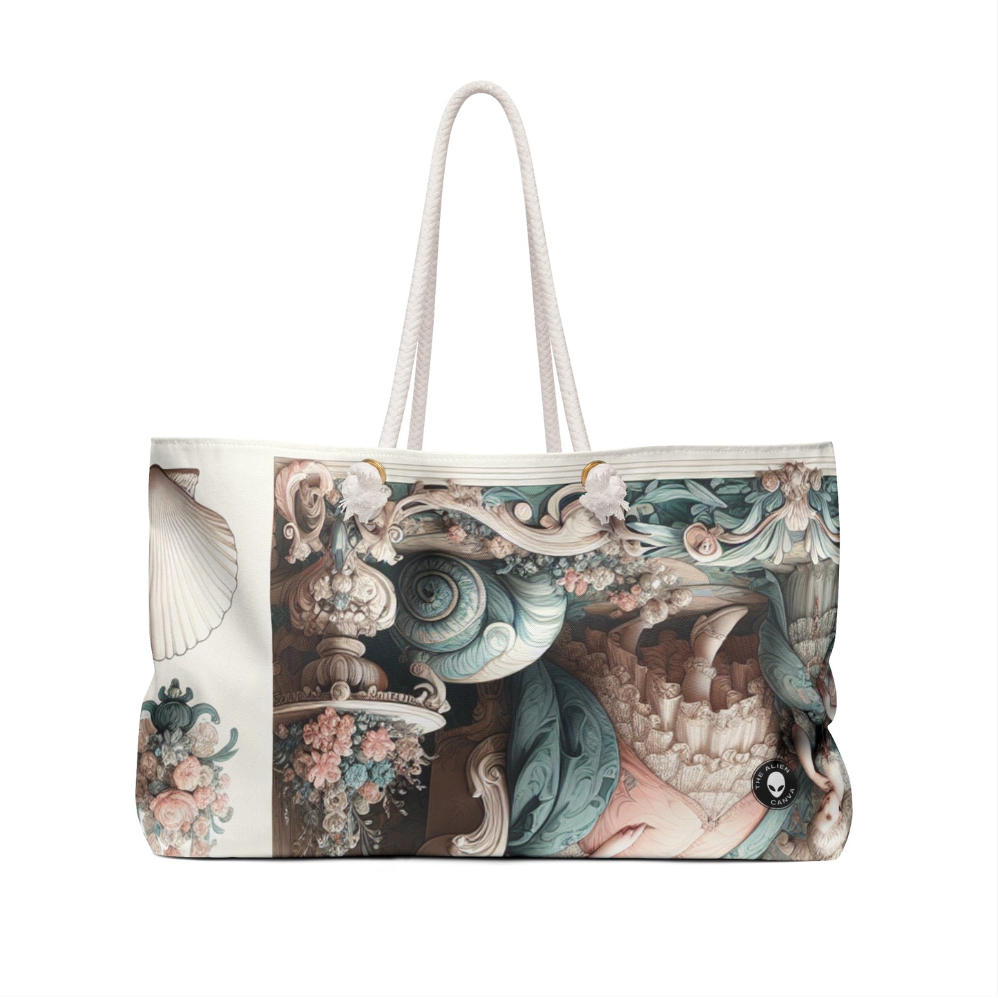 "Enchantment in Pastel Gardens: Rococo Fairy Princess" - The Alien Weekender Bag Rococo