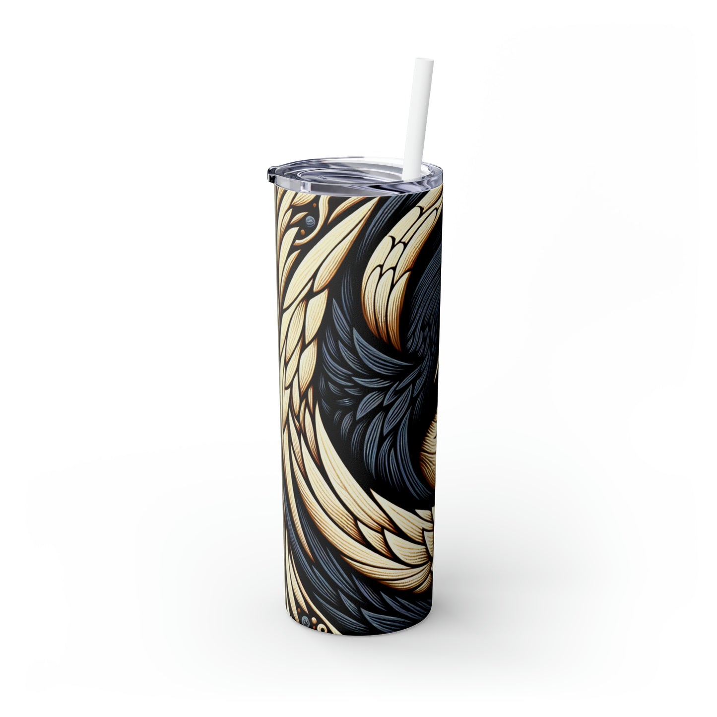 « Un espoir pour la paix » - The Alien Maars® Skinny Tumbler avec paille 20oz Style symbolisme