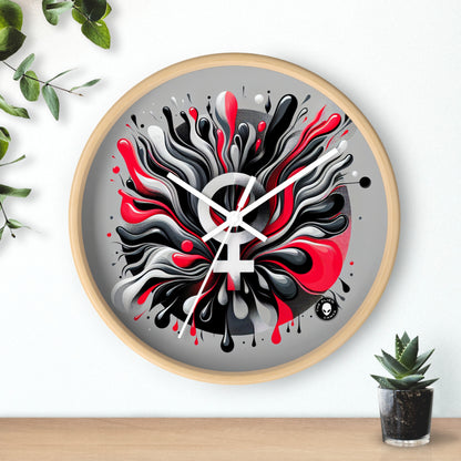 "Borders Broken: A Provocative Journey into Transgressive Art" - The Alien Wall Clock Transgressive Art