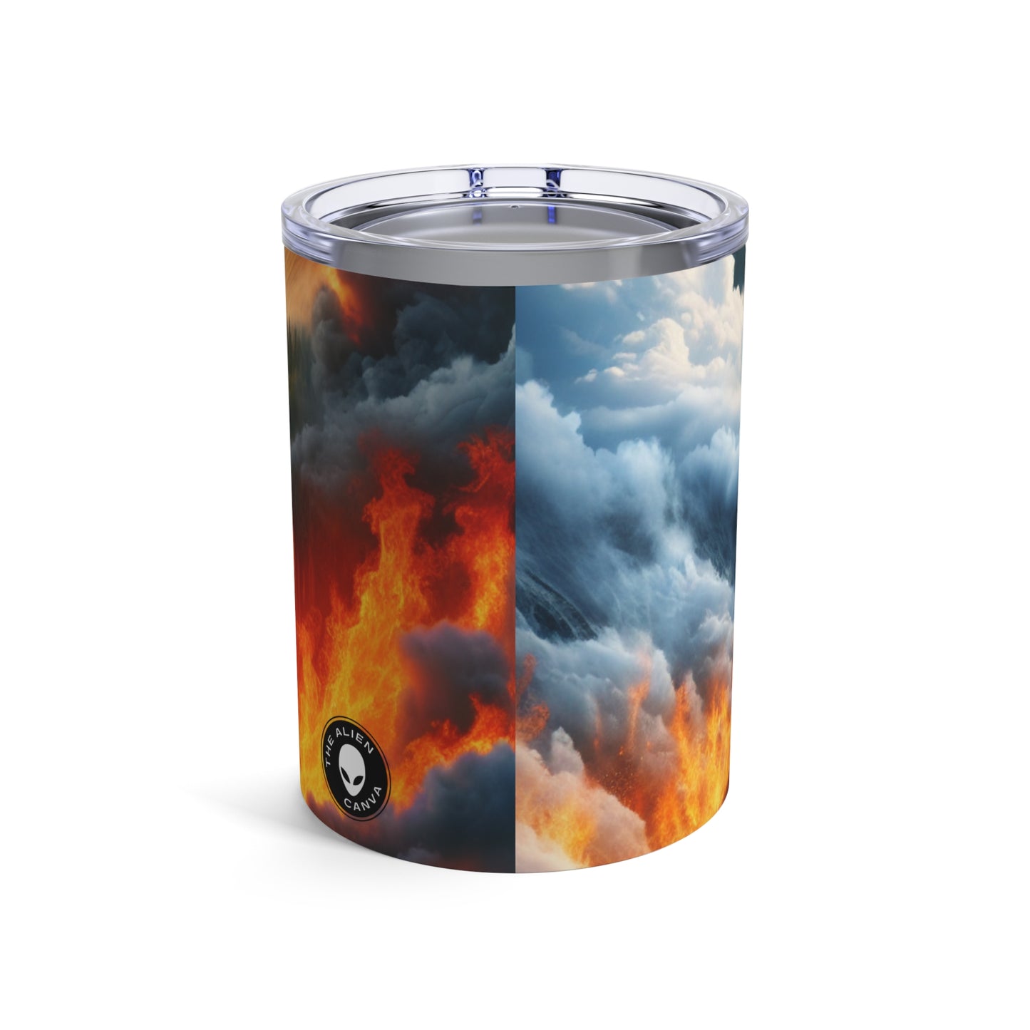 "Fusion of Elements: Harmony in Contrast" - The Alien Tumbler 10oz