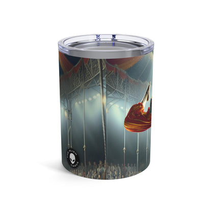 "L'acrobate aérien" - Le photoréalisme Alien Tumbler 10oz