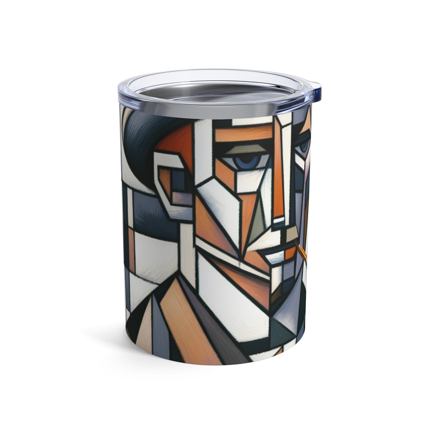 "Paisaje urbano cubista: vistas fragmentadas de la energía urbana" - The Alien Tumbler 10oz Cubism