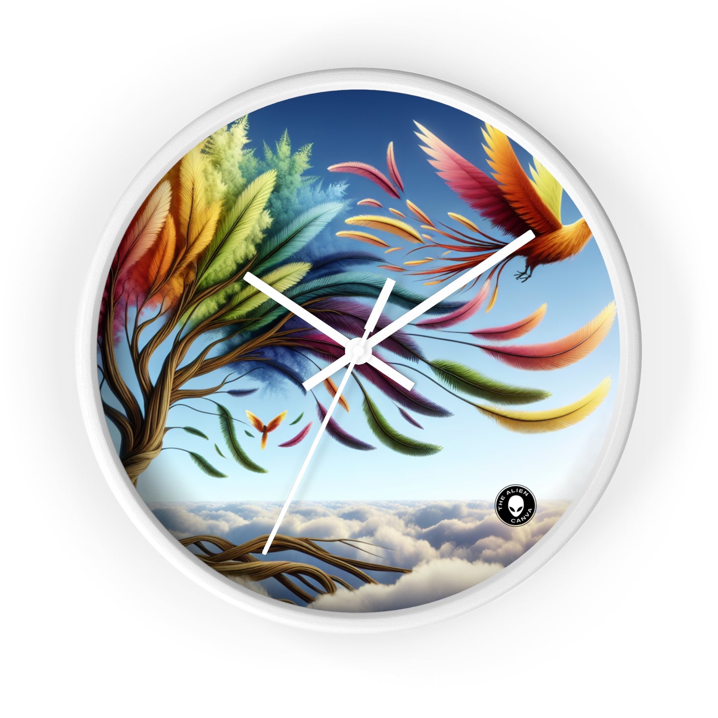 "Fantastical Flora & Fauna: A World of Whimsical Switches" - The Alien Wall Clock