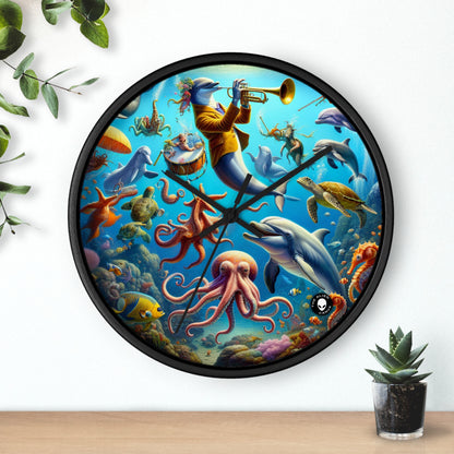 "Musical Reef Spectacle" - The Alien Wall Clock