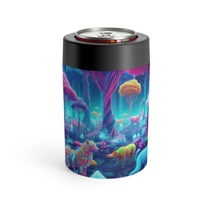 "Glowing Enchantment: Neon Forest" - The Alien Can Holder