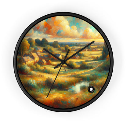 "Crepúsculo del bosque de hadas" - El reloj de pared alienígena Neoromanticismo