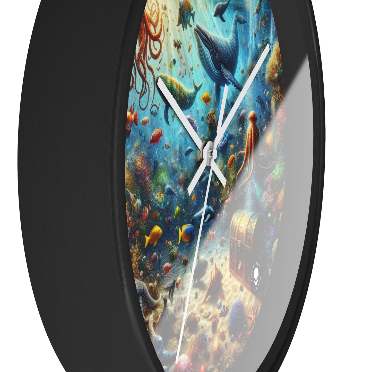 "Underwater Wonderland" - The Alien Wall Clock