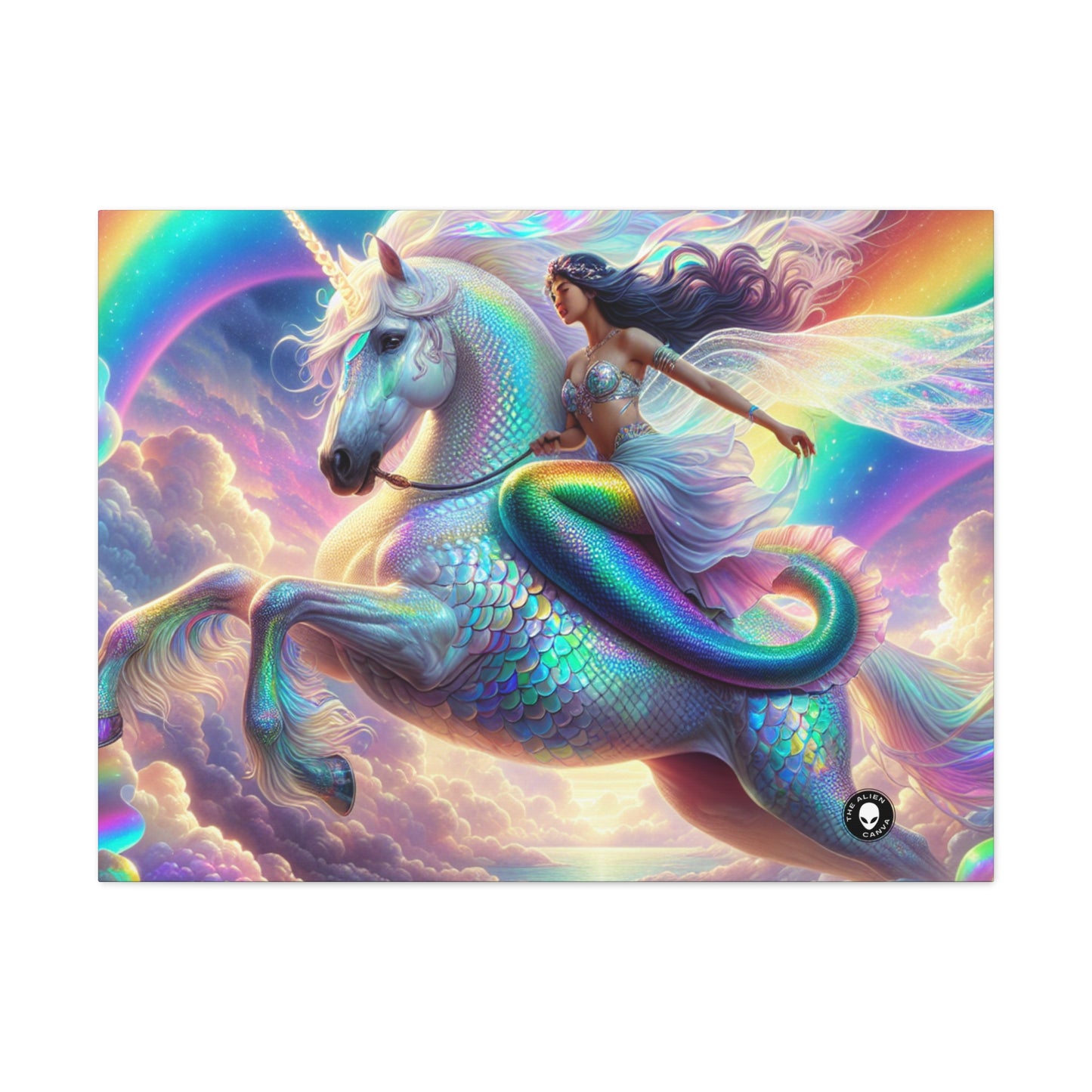 "La aventura de la sirena y el unicornio" - The Alien Canva