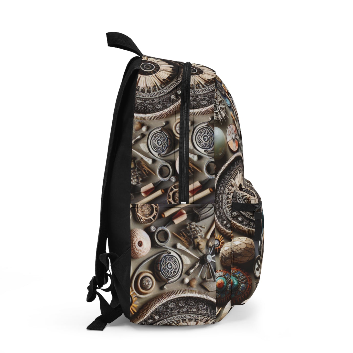 "Nature's Tapestry: Assemblage Art with Found Objects" - The Alien Backpack Assemblage Art