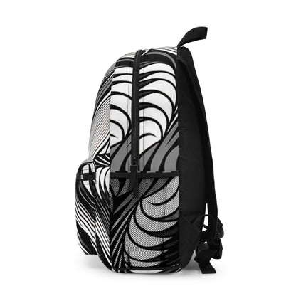 "Motion Embodied: Exploring Dynamic Illusion through Op Art" - The Alien Backpack Op Art