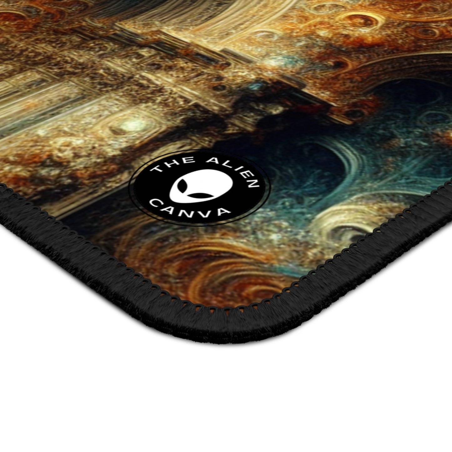 "Un banquete opulento: un banquete barroco" - The Alien Gaming Mouse Pad Barroco