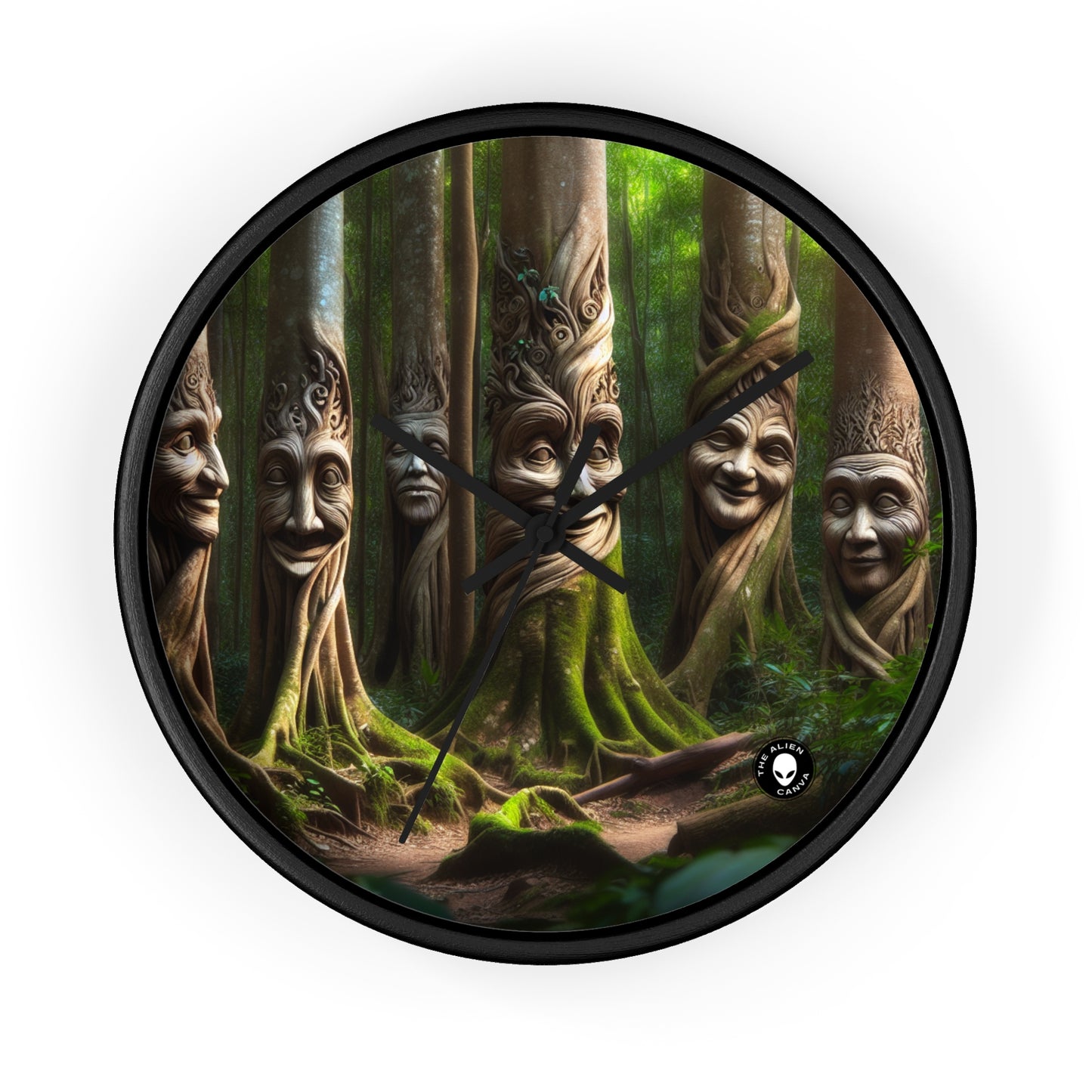 "The Chatty Forest: Conversations Among Trees" - The Alien Wall Clock