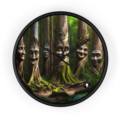 "The Chatty Forest: Conversations Among Trees" - The Alien Wall Clock