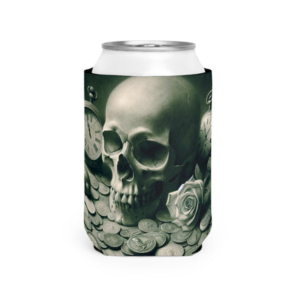 "Lingering Decay" - The Alien Can Cooler Sleeve Vanitas Painting Style