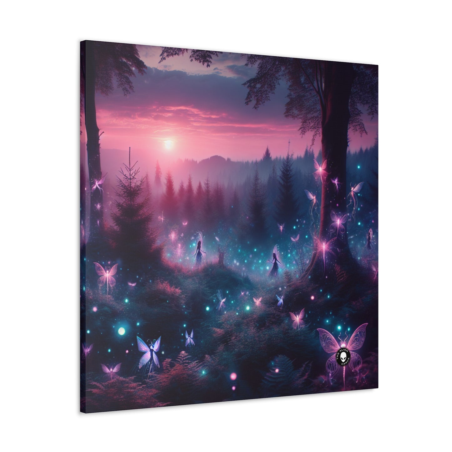 Enchanted Firefly Forest - The Alien Canva