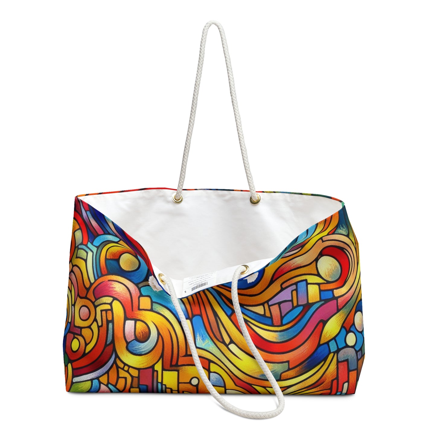 Neon Nightscapes: A Fauvism Cityscape - The Alien Weekender Bag Fauvism