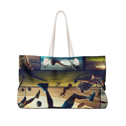 "Sports Synthesis: A Video Art Piece" - The Alien Weekender Bag Video Art Style