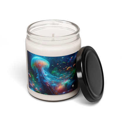 "Glowing Jellyfish in the Enchanted Underwater World" - The Alien Scented Soy Candle 9oz