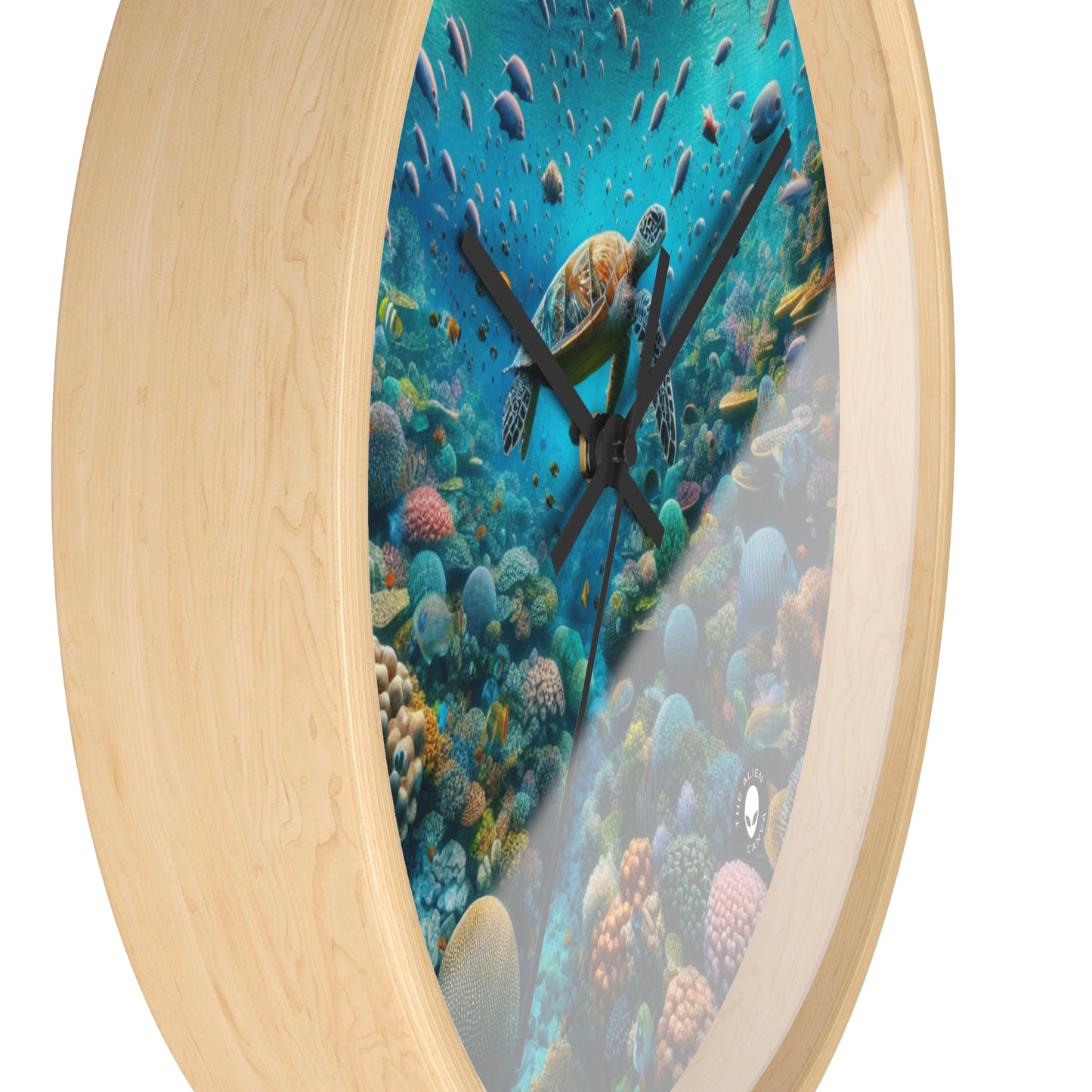 "Beneath the Surface: An Underwater Wonderland" - The Alien Wall Clock