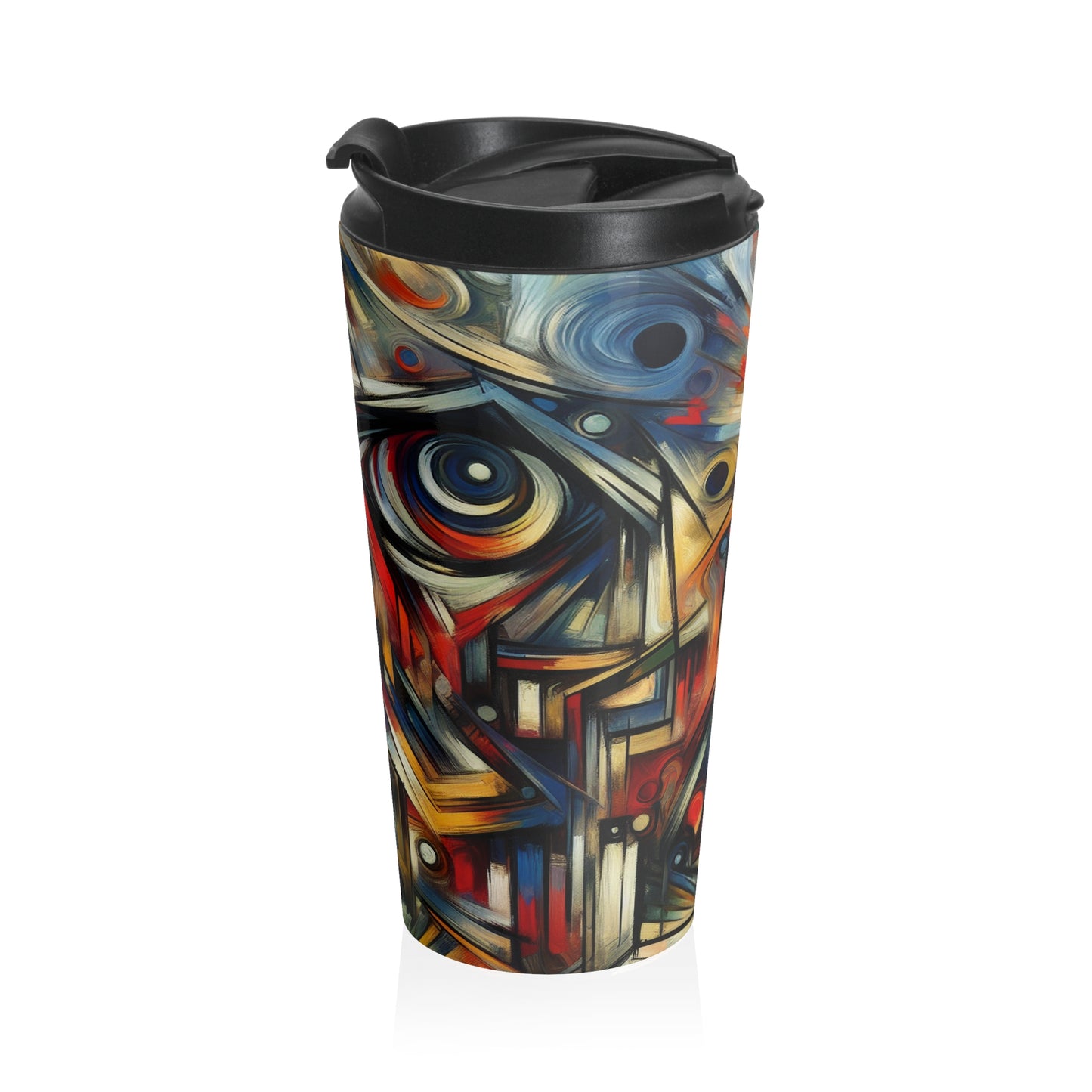 "Tempestuous Majesty" - The Alien Stainless Steel Travel Mug Expressionism