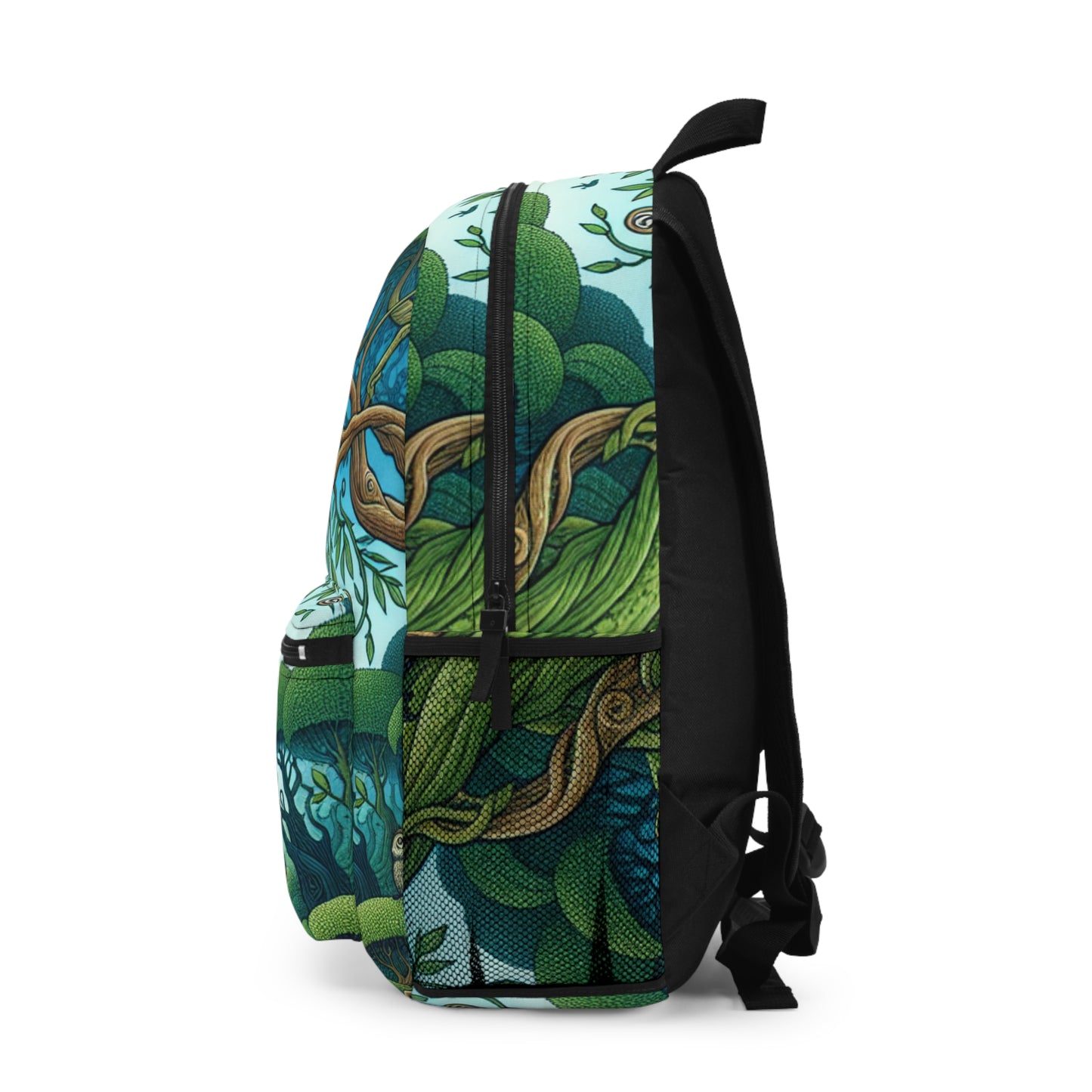 "Enchanted Woodland: Where Trees Dance and Creatures Roam" - The Alien Backpack