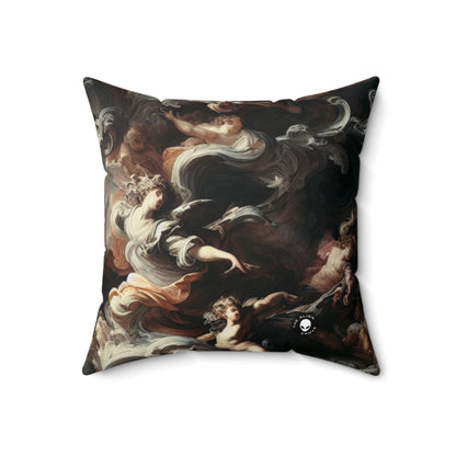 "Majestic Ballroom: A Baroque Affair"- The Alien Spun Polyester Square Pillow Baroque