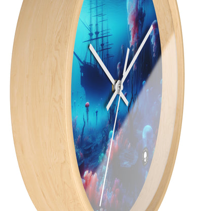 "Jellyfish Haven: A Surreal Underwater World" - The Alien Wall Clock