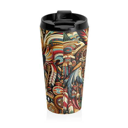 "Sacred Southwest: A Celebration of Indigenous Art" - The Alien Stainless Steel Travel Mug Indigenous Art