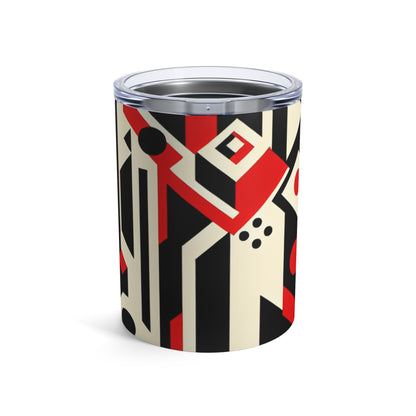 "Futuristic Metropolis: A Constructivist Expression of Urban Technology" - The Alien Tumbler 10oz Constructivism