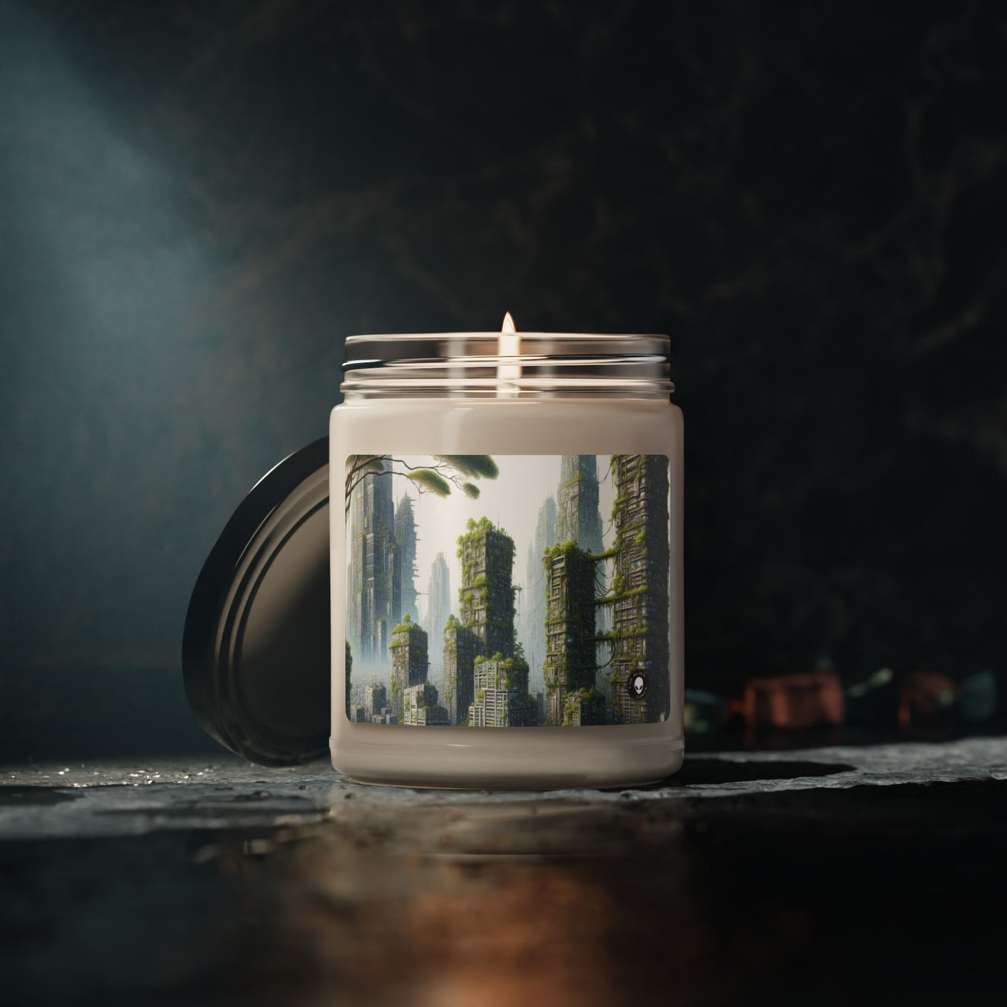 « La résurgence de la nature : la jungle urbaine » – Bougie parfumée au soja Alien 9oz