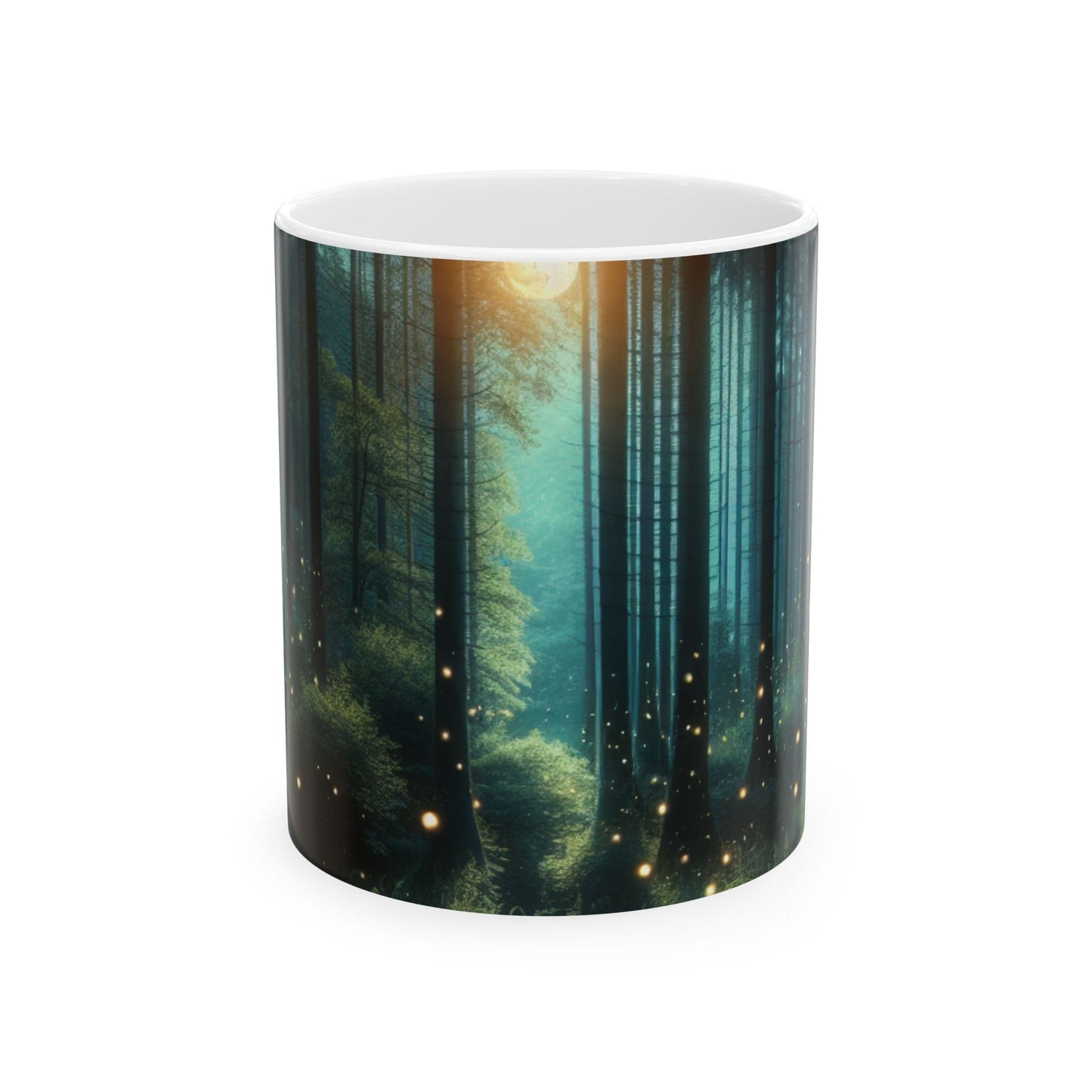 « Nuit enchantée » – Tasse en céramique Alien 11 oz