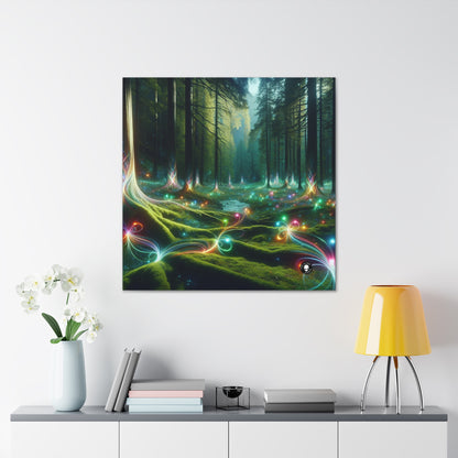 - Crystal-Enchanted Forest: A Tapestry of Light - The Alien Canva