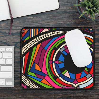 "Eye of the Illusionist". - The Alien Gaming Mouse Pad Op Art Style