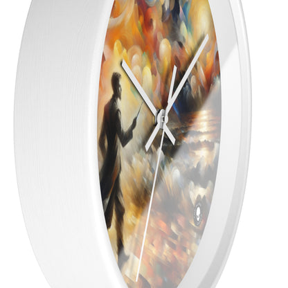 "Metamorphosis in the Enchanted Forest" - The Alien Wall Clock Symbolism