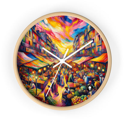 "Jungle Fauvisme" - L'Horloge Murale Alien Fauvisme