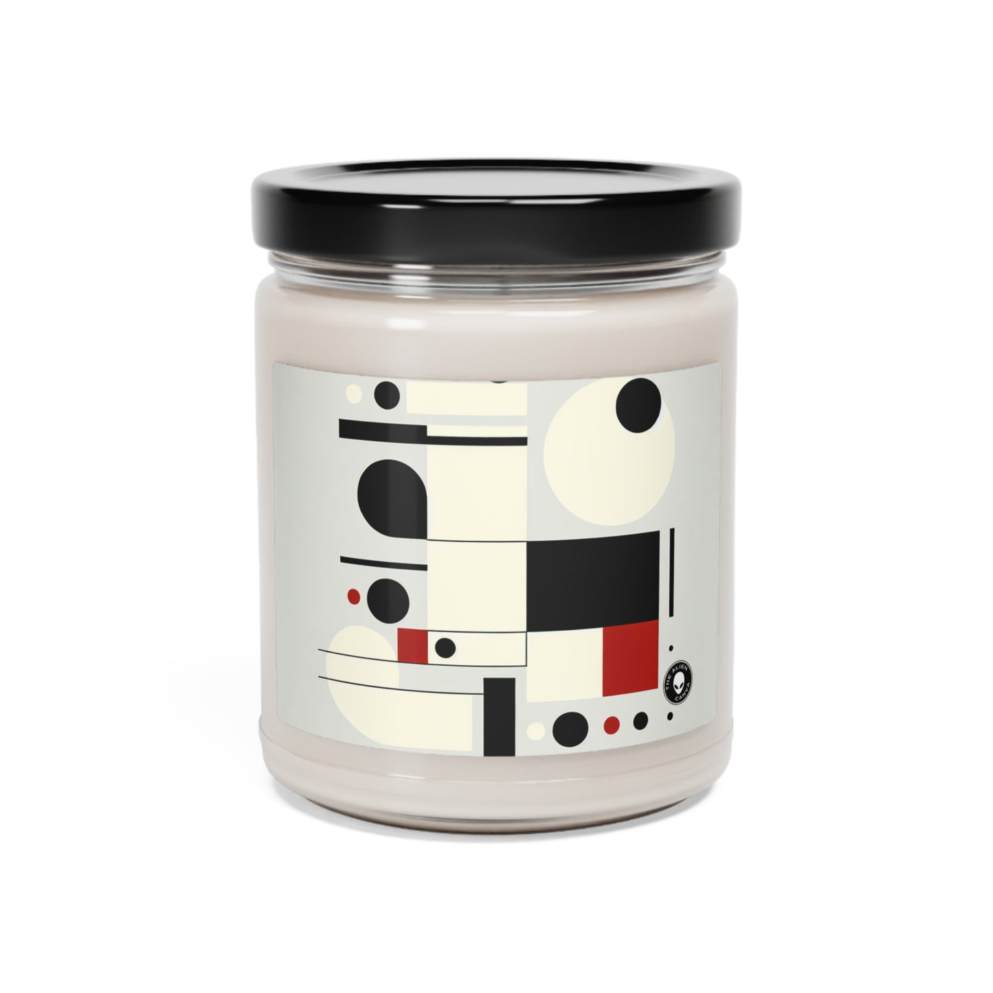 "Dynamic Balance: A Suprematist Exploration" - The Alien Scented Soy Candle 9oz Suprematism