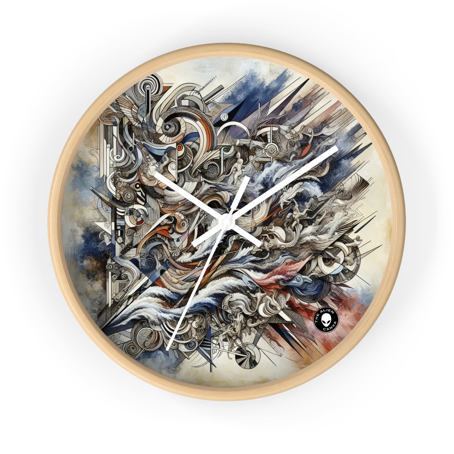 Title: "Challenging Taboos: Beyond Boundaries in Transgressive Art" - The Alien Wall Clock Transgressive Art